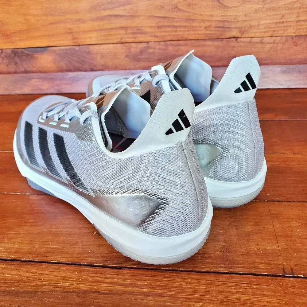 Adidas Adizero Impact Turf Speed Baseball‎ Cleats Men 12.5 Silver JS3050 New